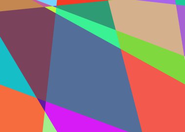 Geometrik soyutlama üretken sanat arkaplan çizimi