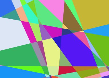 Geometrik soyutlama üretken sanat arkaplan çizimi