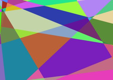 Geometrik soyutlama üretken sanat arkaplan çizimi