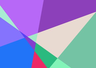 Geometrik soyutlama üretken sanat arkaplan çizimi