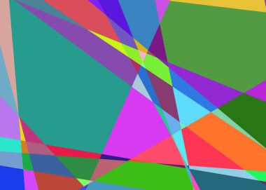 Geometrik soyutlama üretken sanat arkaplan çizimi