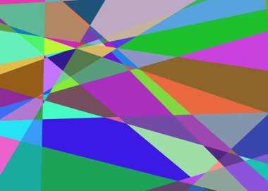 Geometrik soyutlama üretken sanat arkaplan çizimi