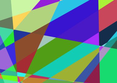 Geometrik soyutlama üretken sanat arkaplan çizimi