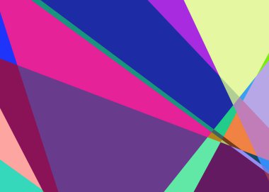 Geometrik soyutlama üretken sanat arkaplan çizimi