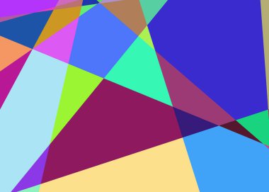 Geometrik soyutlama üretken sanat arkaplan çizimi