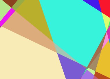 Geometrik soyutlama üretken sanat arkaplan çizimi