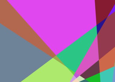 Geometrik soyutlama üretken sanat arkaplan çizimi