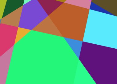 Geometrik soyutlama üretken sanat arkaplan çizimi