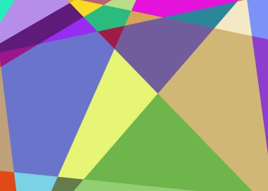 Geometrik soyutlama üretken sanat arkaplan çizimi