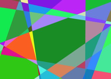 Geometrik soyutlama üretken sanat arkaplan çizimi