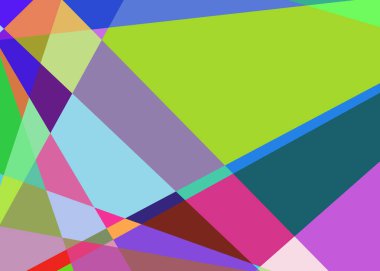 Geometrik soyutlama üretken sanat arkaplan çizimi