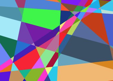 Geometric abstraction generative art background art illustration