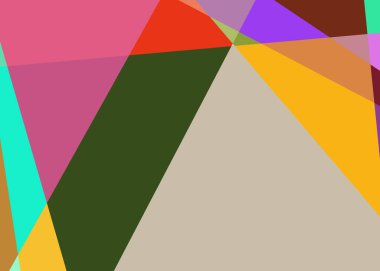 Geometrik soyutlama üretken sanat arkaplan çizimi