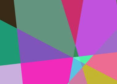 Geometrik soyutlama üretken sanat arkaplan çizimi