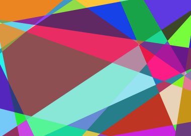 Geometrik soyutlama üretken sanat arkaplan çizimi