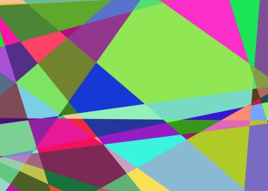 Geometrik soyutlama üretken sanat arkaplan çizimi