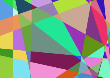 Geometrik soyutlama üretken sanat arkaplan çizimi