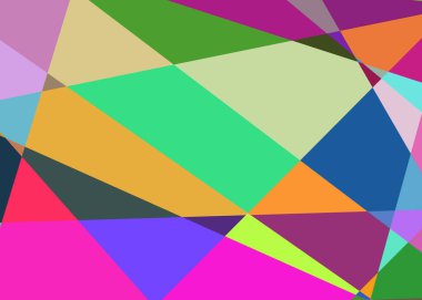 Geometrik soyutlama üretken sanat arkaplan çizimi