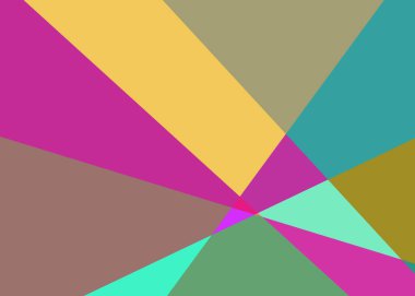 Geometrik soyutlama üretken sanat arkaplan çizimi