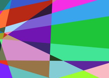 Geometrik soyutlama üretken sanat arkaplan çizimi