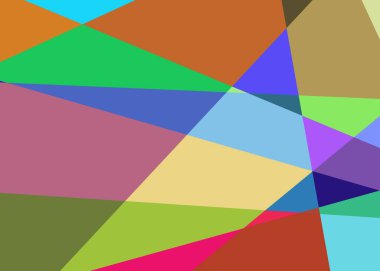 Geometrik soyutlama üretken sanat arkaplan çizimi