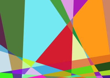 Geometrik soyutlama üretken sanat arkaplan çizimi