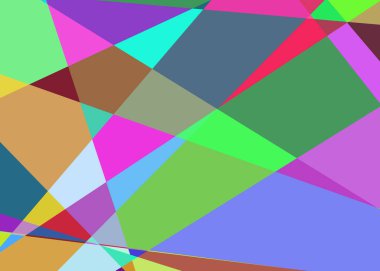 Geometrik soyutlama üretken sanat arkaplan çizimi