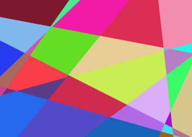 Geometrik soyutlama üretken sanat arkaplan çizimi