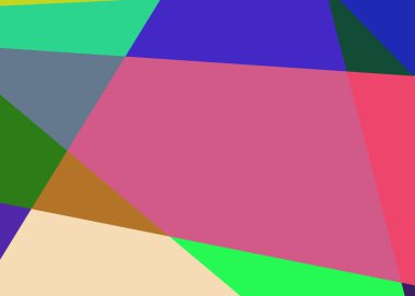 Geometrik soyutlama üretken sanat arkaplan çizimi