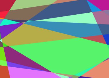 Geometrik soyutlama üretken sanat arkaplan çizimi