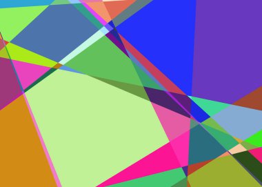 Geometrik soyutlama üretken sanat arkaplan çizimi