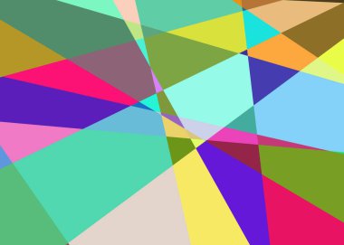 Geometrik soyutlama üretken sanat arkaplan çizimi