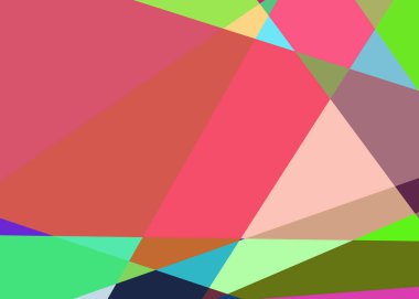 Geometrik soyutlama üretken sanat arkaplan çizimi