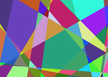 Geometrik soyutlama üretken sanat arkaplan çizimi