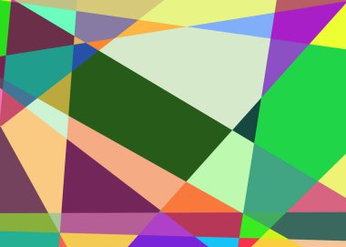 Geometrik soyutlama üretken sanat arkaplan çizimi