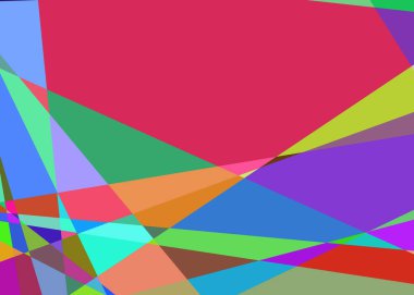 Geometrik soyutlama üretken sanat arkaplan çizimi