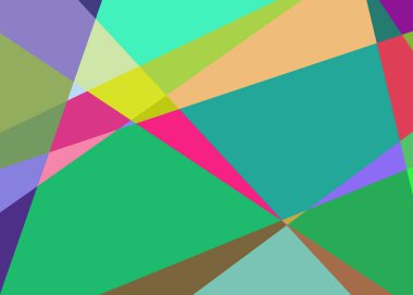 Geometrik soyutlama üretken sanat arkaplan çizimi