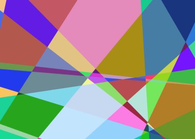 Geometrik soyutlama üretken sanat arkaplan çizimi