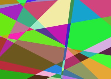 Geometrik soyutlama üretken sanat arkaplan çizimi