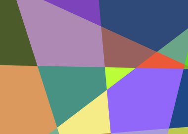 Geometrik soyutlama üretken sanat arkaplan çizimi