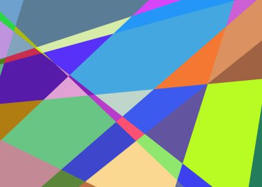 Geometrik soyutlama üretken sanat arkaplan çizimi