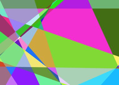 Geometrik soyutlama üretken sanat arkaplan çizimi