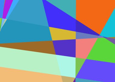 Geometrik soyutlama üretken sanat arkaplan çizimi