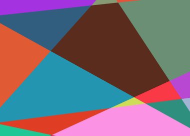 Geometrik soyutlama üretken sanat arkaplan çizimi