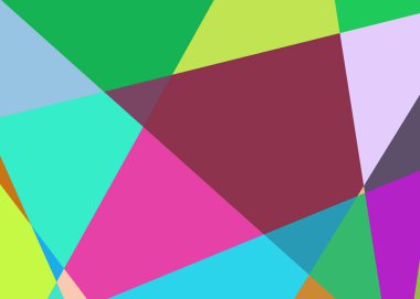 Geometrik soyutlama üretken sanat arkaplan çizimi