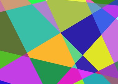 Geometrik soyutlama üretken sanat arkaplan çizimi