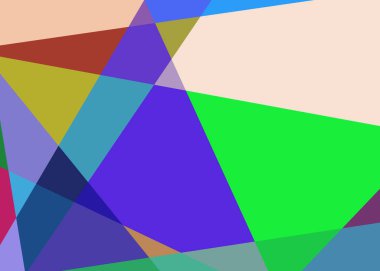 Geometrik soyutlama üretken sanat arkaplan çizimi