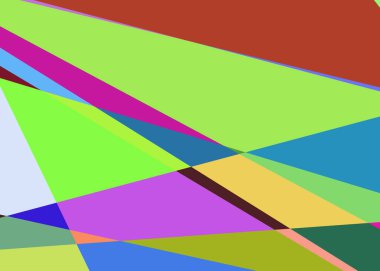 Geometrik soyutlama üretken sanat arkaplan çizimi