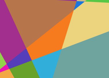 Geometrik soyutlama üretken sanat arkaplan çizimi