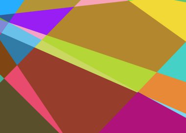 Geometrik soyutlama üretken sanat arkaplan çizimi